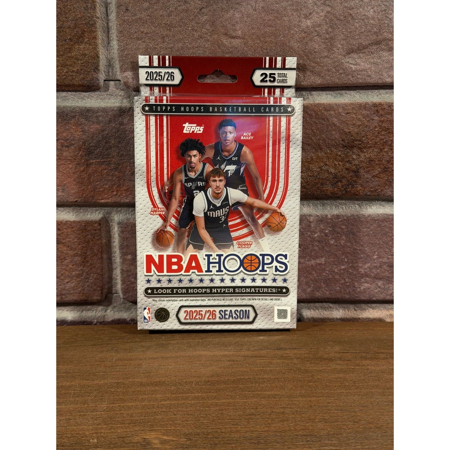 2025-26 Topps NBA Hoops Basketball Hanger Box (Flagg/Kon/VJ/Harper)