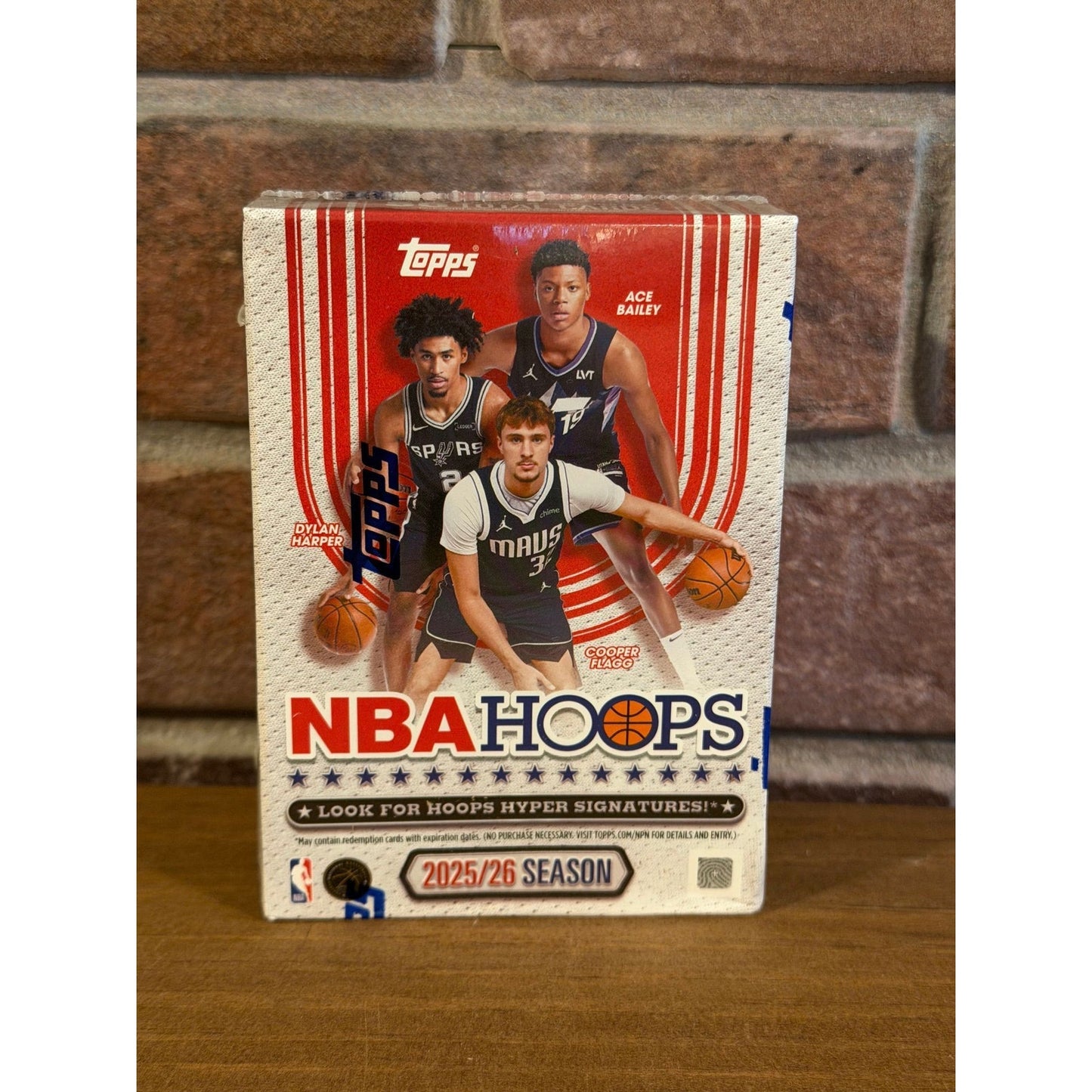 2025-26 NBA Hoops Basketball Blaster Box (Flagg Kon VJ Rookies)