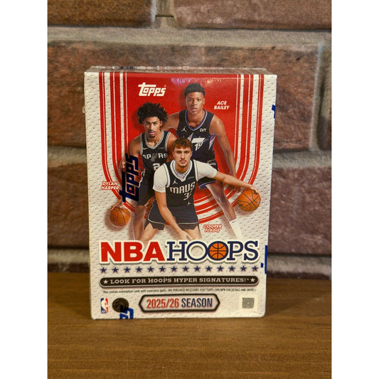 2025-26 NBA Hoops Basketball Blaster Box (Flagg Kon VJ Rookies)