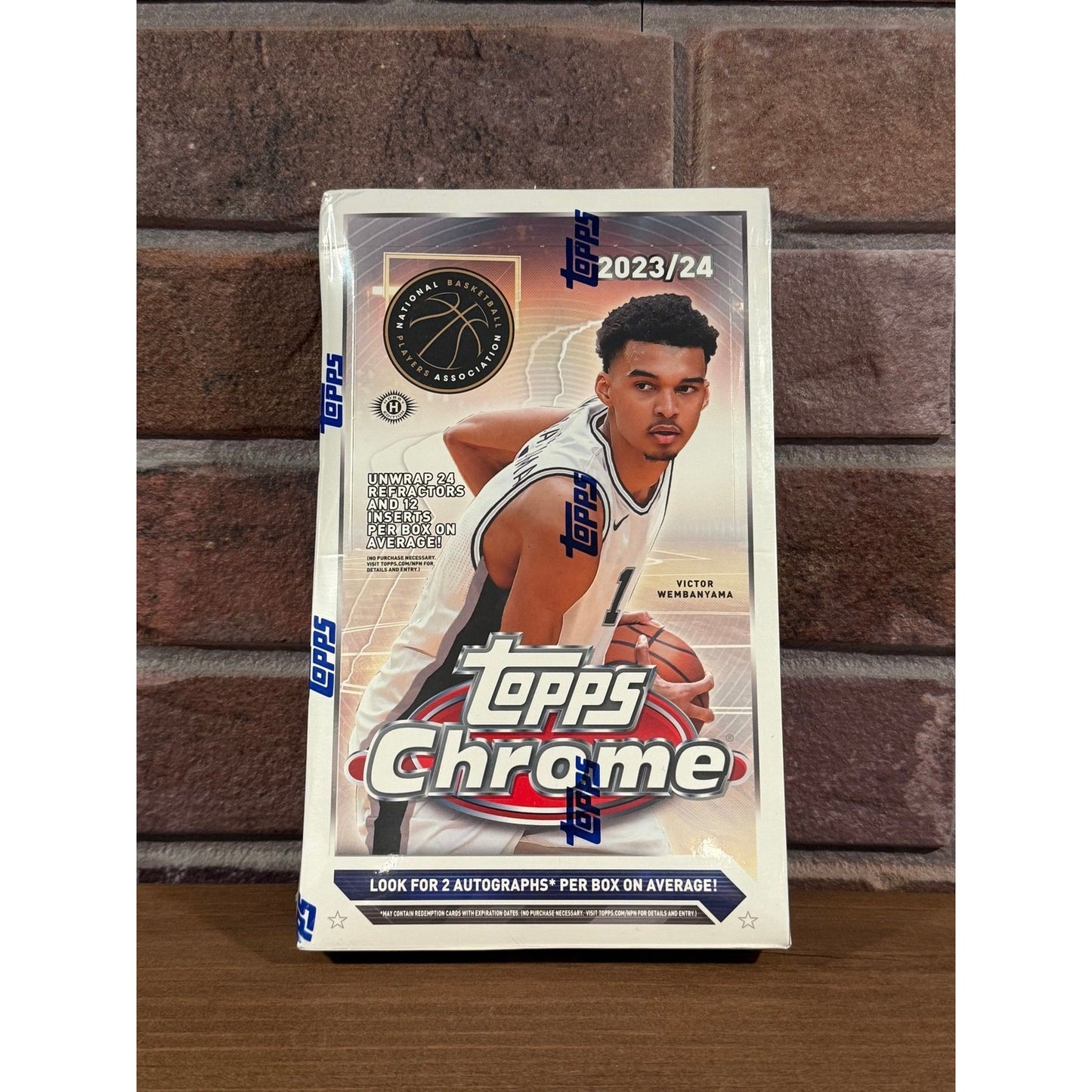 2023 Topps Chrome NBA Basketball Hobby Box (Wemby RC/Auto Chase)
