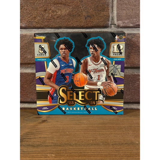 2023-24 Panini Select NBA Basketball Hobby Box (FROM SEALED CASE - WEMBY ROOKIES)